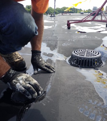 seam failure single ply commercial roof